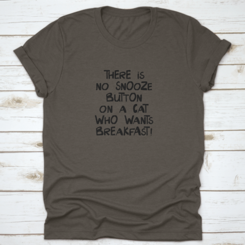 Cat's Don't Snooze on Breakfast T-Shirt