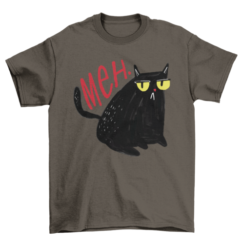 Unimpressed Meh Cat t-shirt