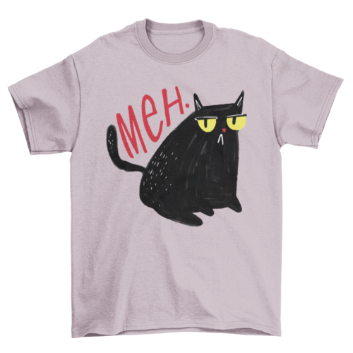 Unimpressed Meh Cat t-shirt