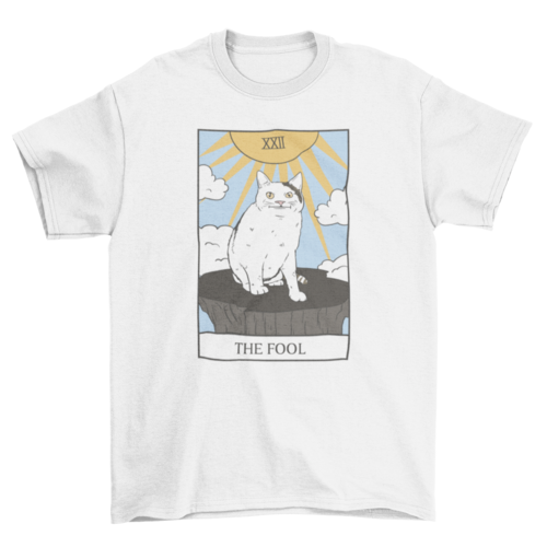 The Fool Cat Tarot T-Shirt