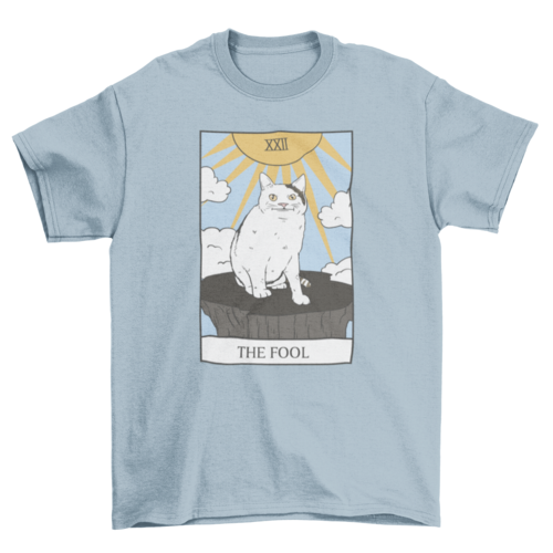 The Fool Cat Tarot T-Shirt