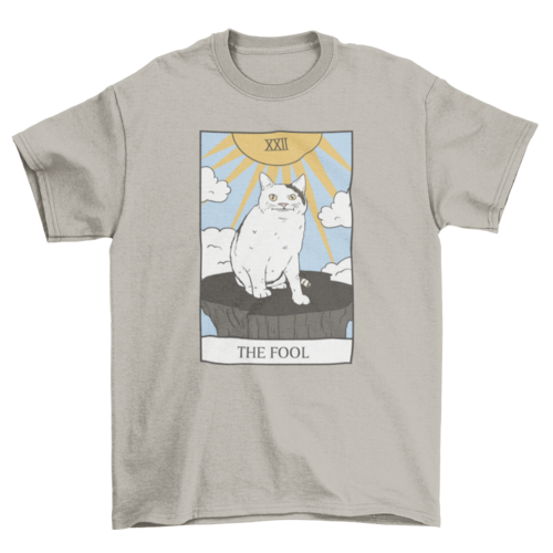 The Fool Cat Tarot T-Shirt