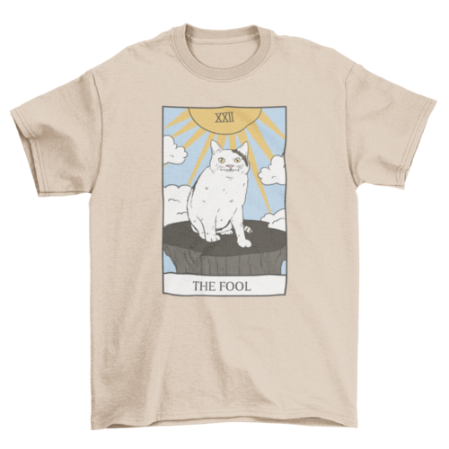 The Fool Cat Tarot T-Shirt