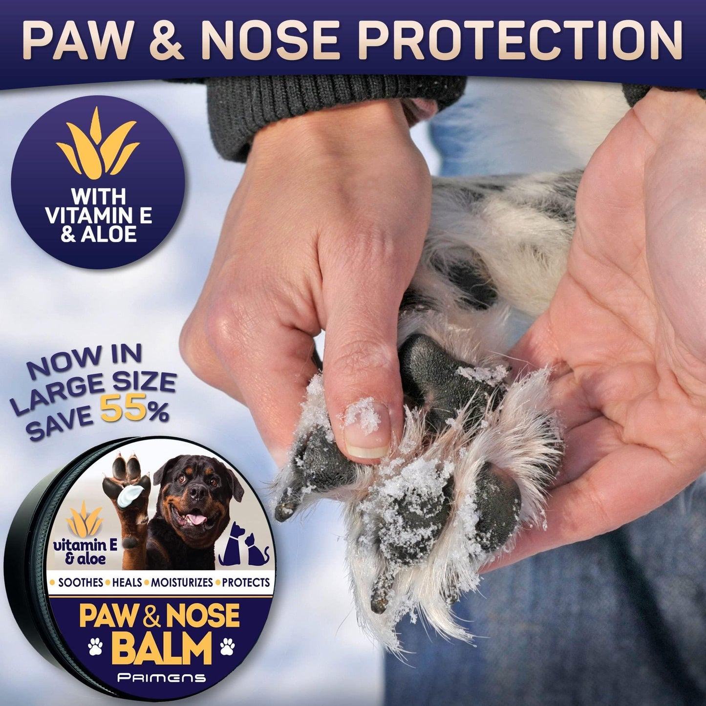 Primens Natural Dog Paw & Nose Balm