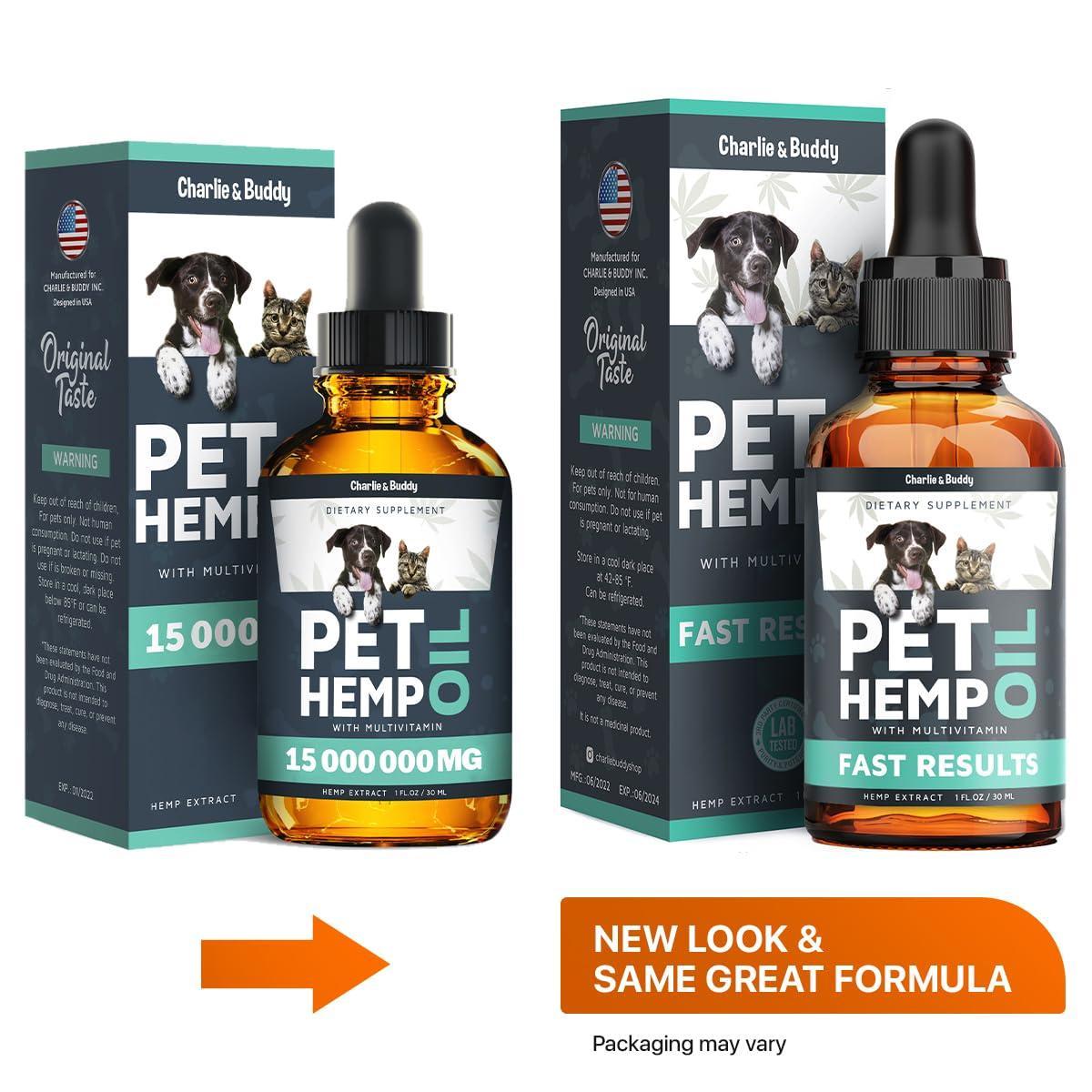 Charley & Buddy Pet Hemp Oil
