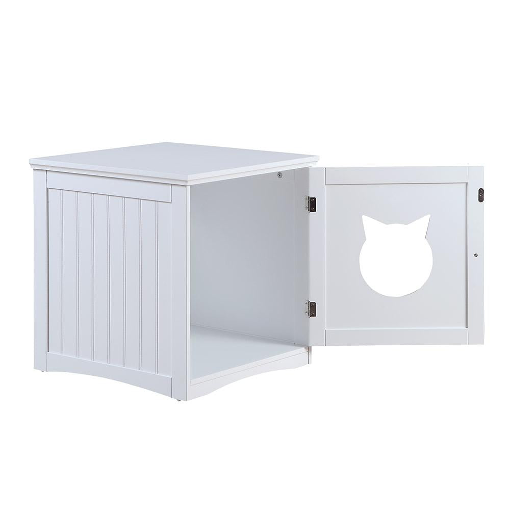 Cat House Side Table with Litter Box Enclosure