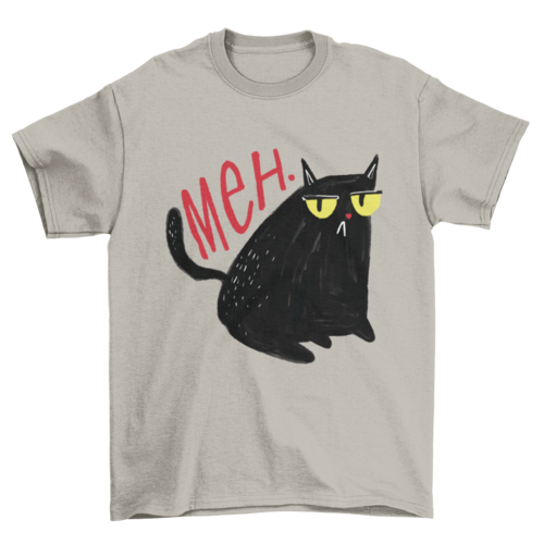 Unimpressed Meh Cat t-shirt