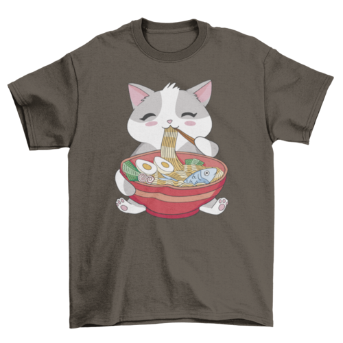 Cat's Like Ramen Too t-shirt