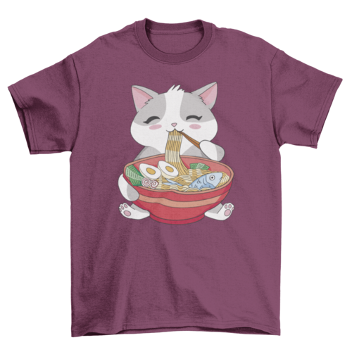 Cat's Like Ramen Too t-shirt