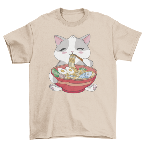 Cat's Like Ramen Too t-shirt