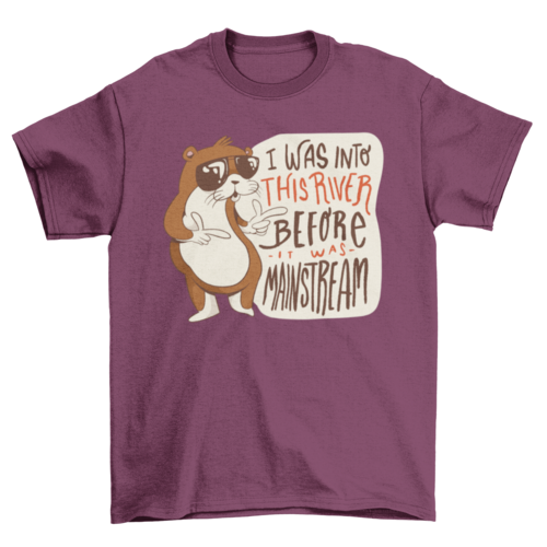 Hip Otter t-shirt