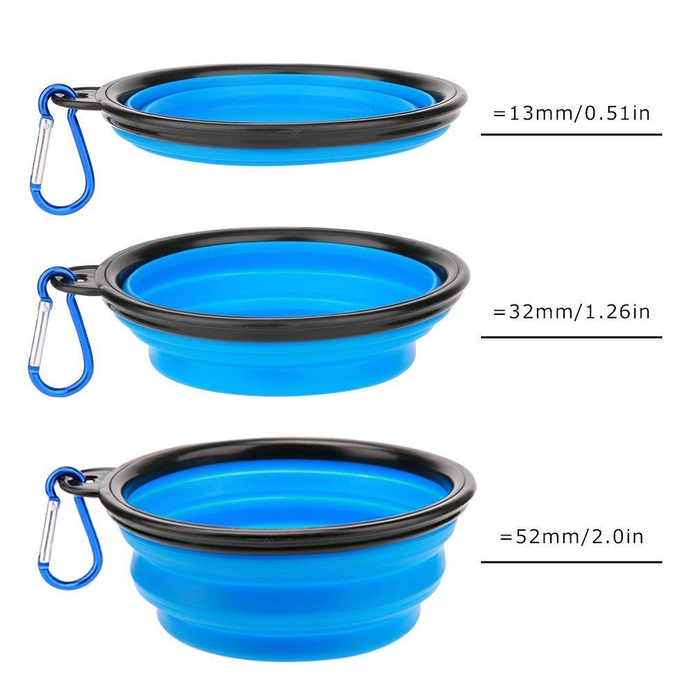 2-in-1 Dog Drinking Water Bottle with Bowls